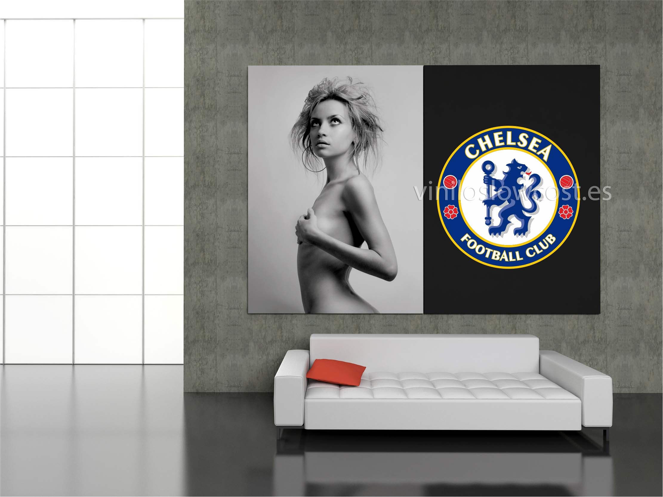 Vinilo escudo Chelsea 