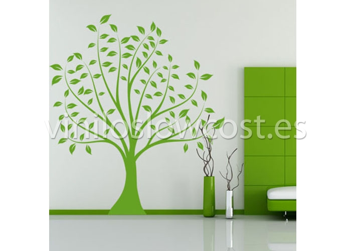 Vinilo floral arbol