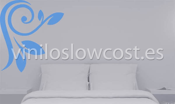 Vinilo floral orquidea blanca