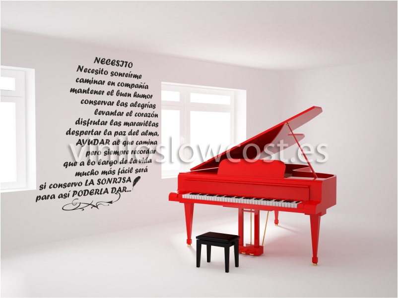Vinilo necesito sonreírme
