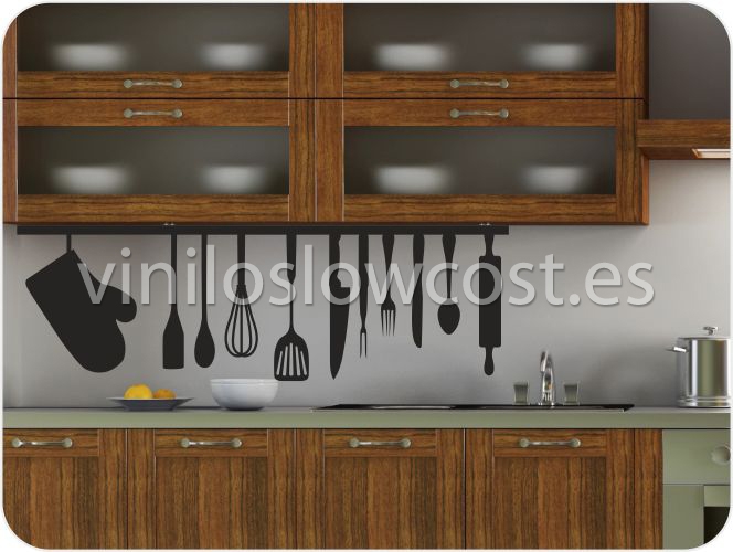 Vinilo utensillos cocina
