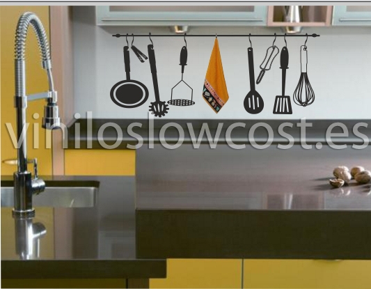 Vinilo cocina cucharones
