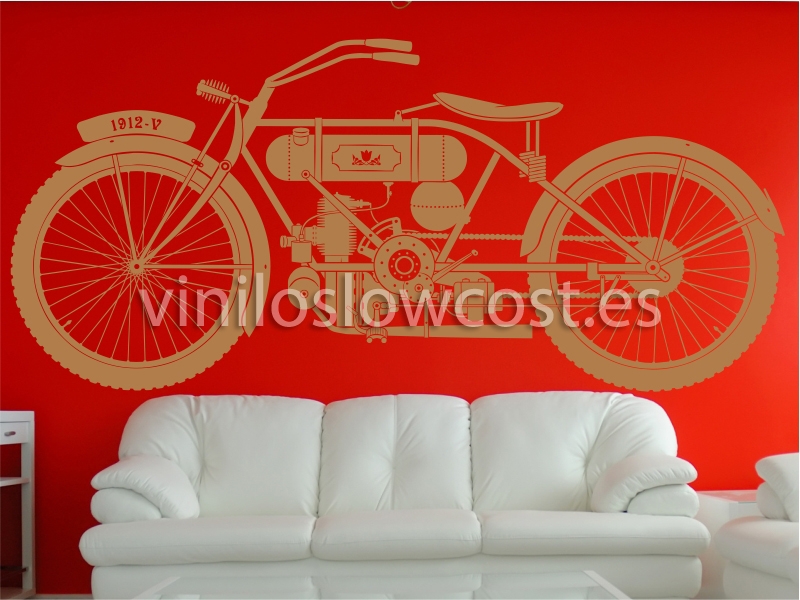 Vinilo motocicleta