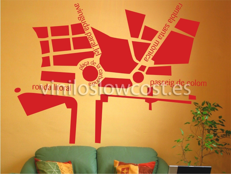Vinilo plano ciudad