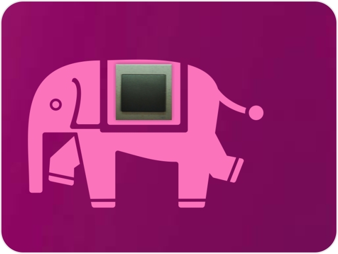 Vinilo enchufe individual elefante
