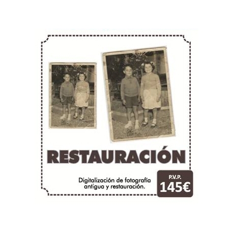 Restauración de fotos antiguas o deterioradas