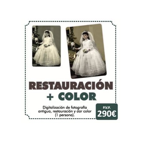 Restauración de foto más color