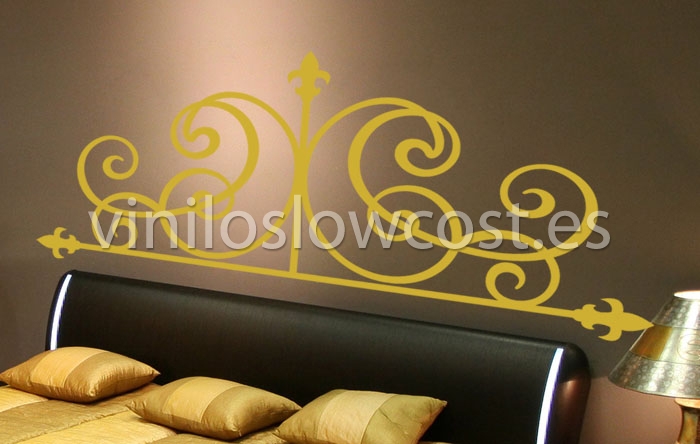 Vinilo cabecero redondo