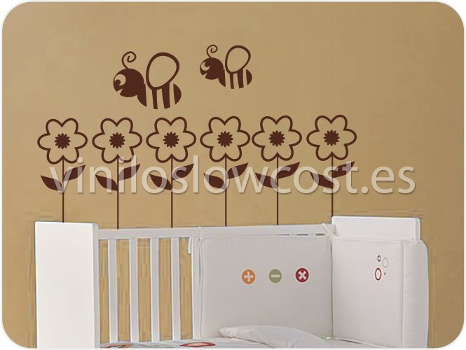 Vinilo infantil abejas