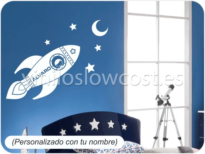 Vinilo cohete niño