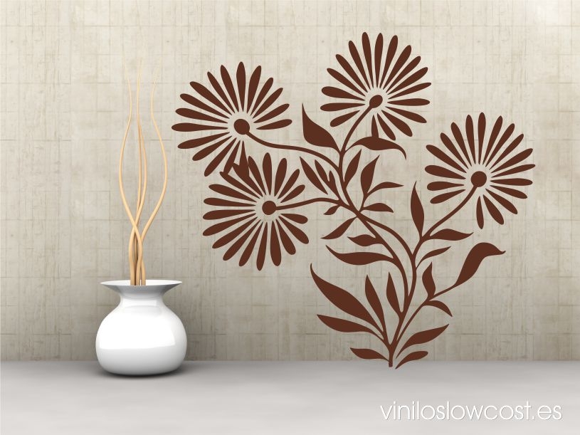 Vinilo flores Natasha