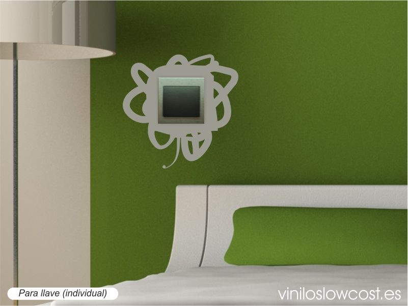 Vinilo enchufe lineas individual