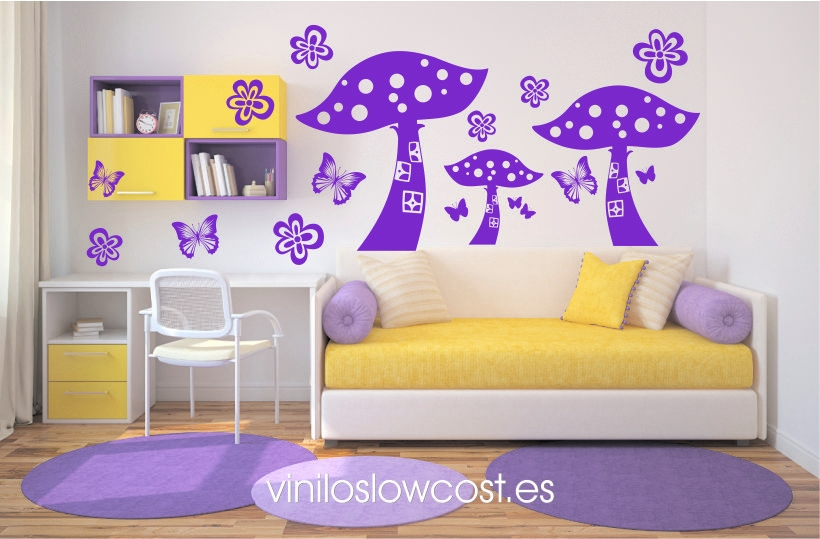 Vinilo campo de setas