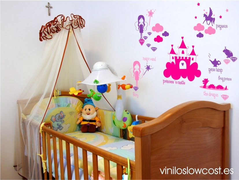 Vinilo castillo magico 3 colores