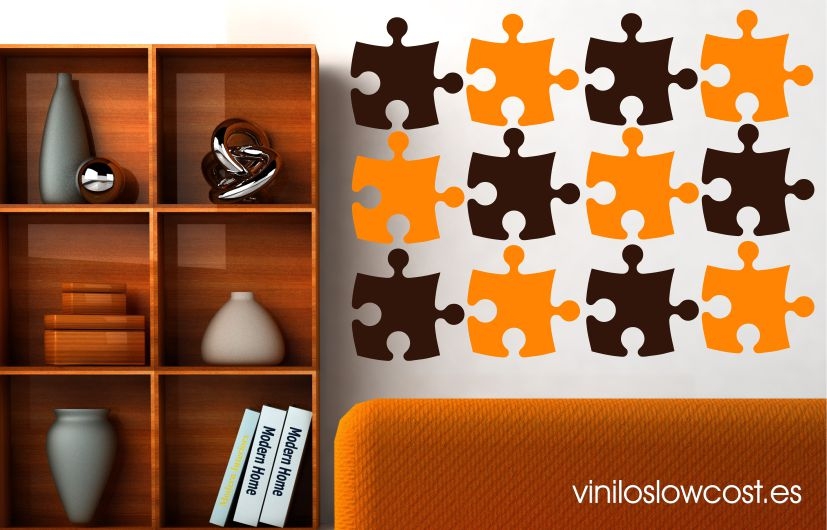 Vinilo puzzle 2 colores