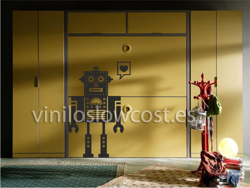 Vinilo robot