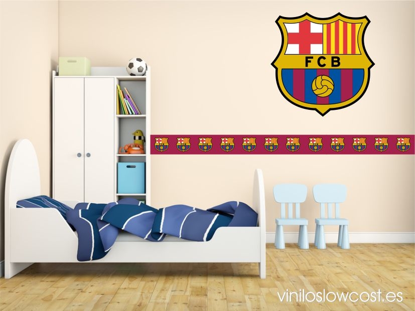 Vinilo cenefa 0010 barcelona roj