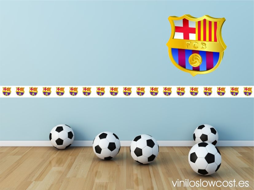 Vinilo cenefa 0008 barcelona 3d blanco