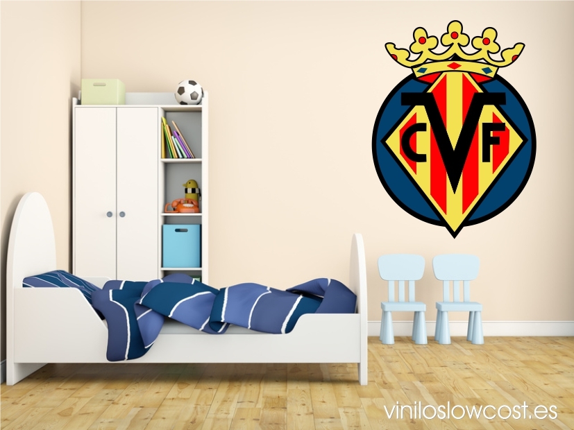 Vinilo escudo Villareal Club de Fútbol