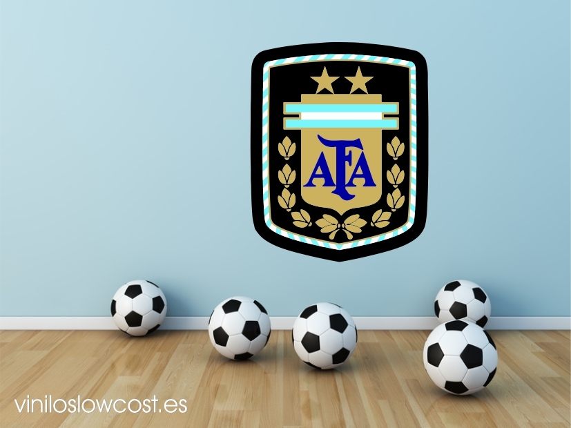 Vinilo escudo argentina national team football