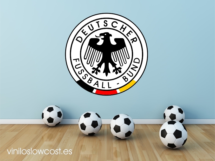 Vinilo escudo germany national team football
