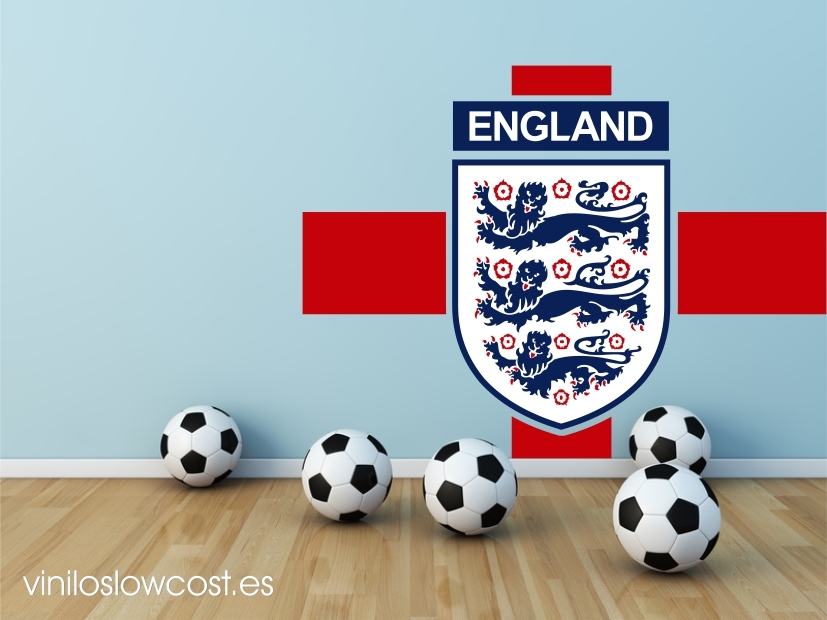 Vinilo escudo england national team football