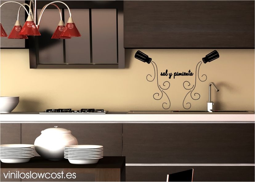 Vinilo cocina sal y pimienta