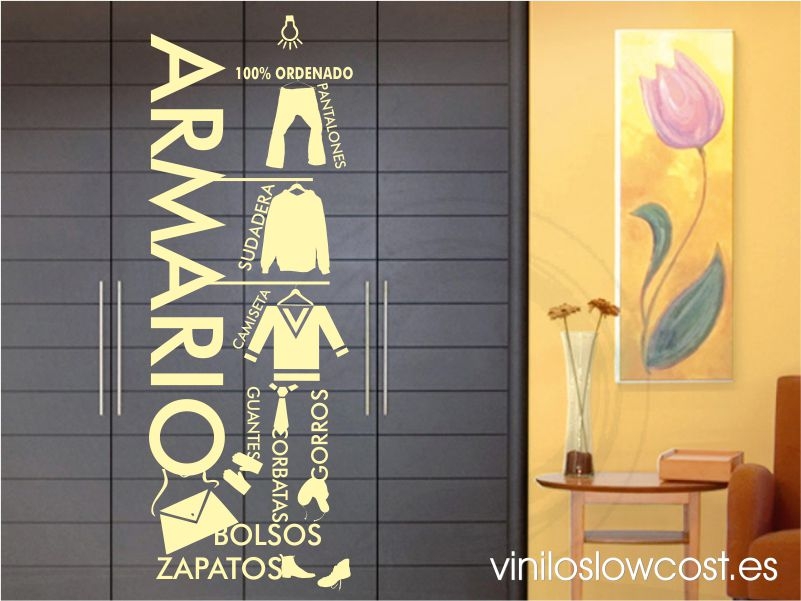 Vinilo armario